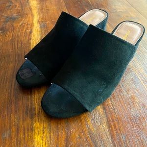 Black Steve Madden Mules